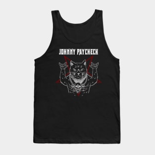 JOHNNY PAYCHECK CAT ROCK - MERCH VTG Tank Top